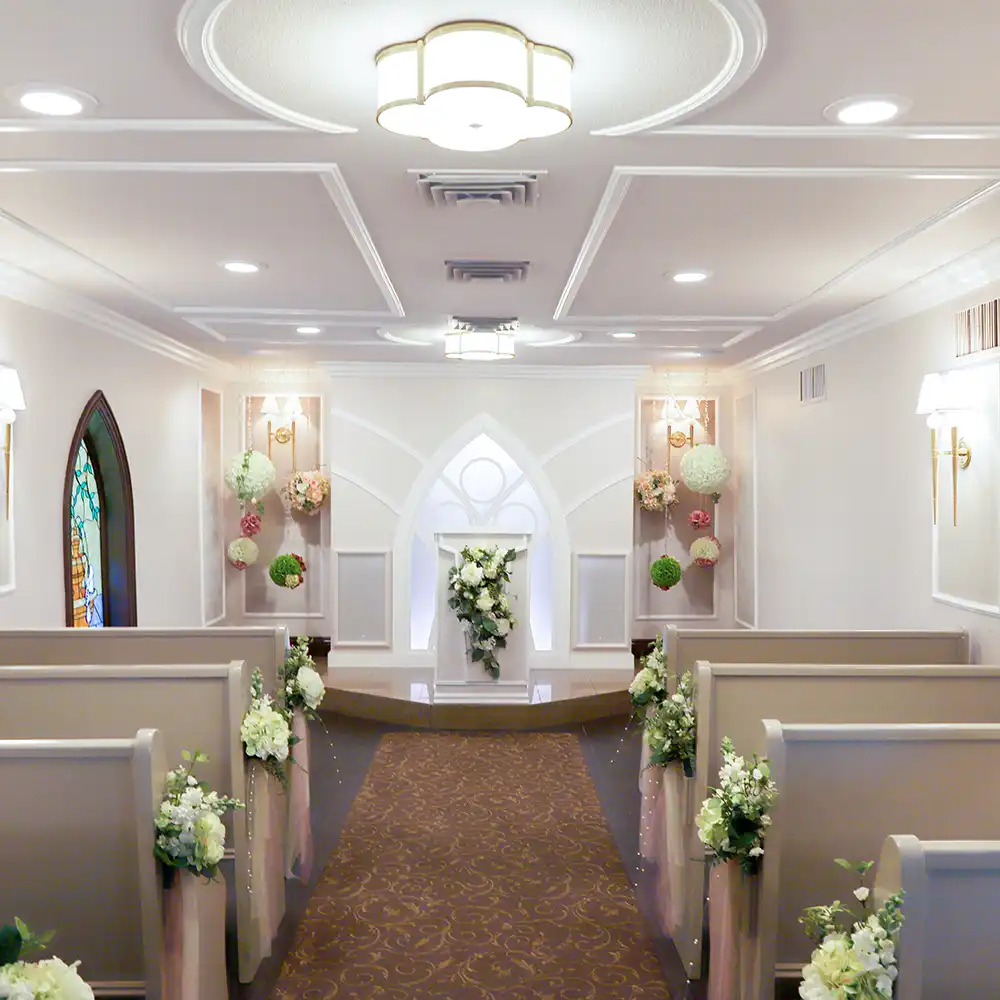 Graceland Wedding Chapel Interior