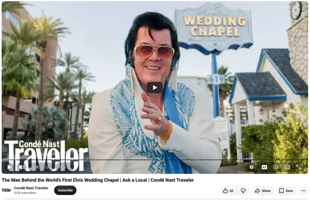 The Man Behind the World's First Elvis Wedding Chapel | Ask a Local | Condé Nast Traveler
