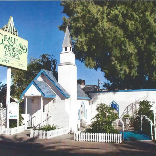 Graceland Chapel Wedding 1989